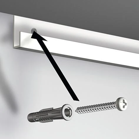 Cimaise Classic Rail 200 cm + vis & chevilles multimatériaux - Cimaise Tableau Artiteq - Image 6