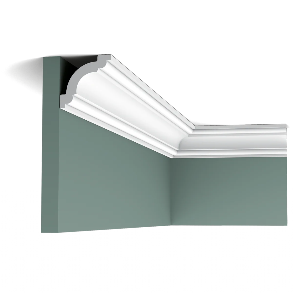 CX124 Corniche plafond Orac Decor - 5x5x200cm (h x p x L) - moulure décorative polymère - Image 5