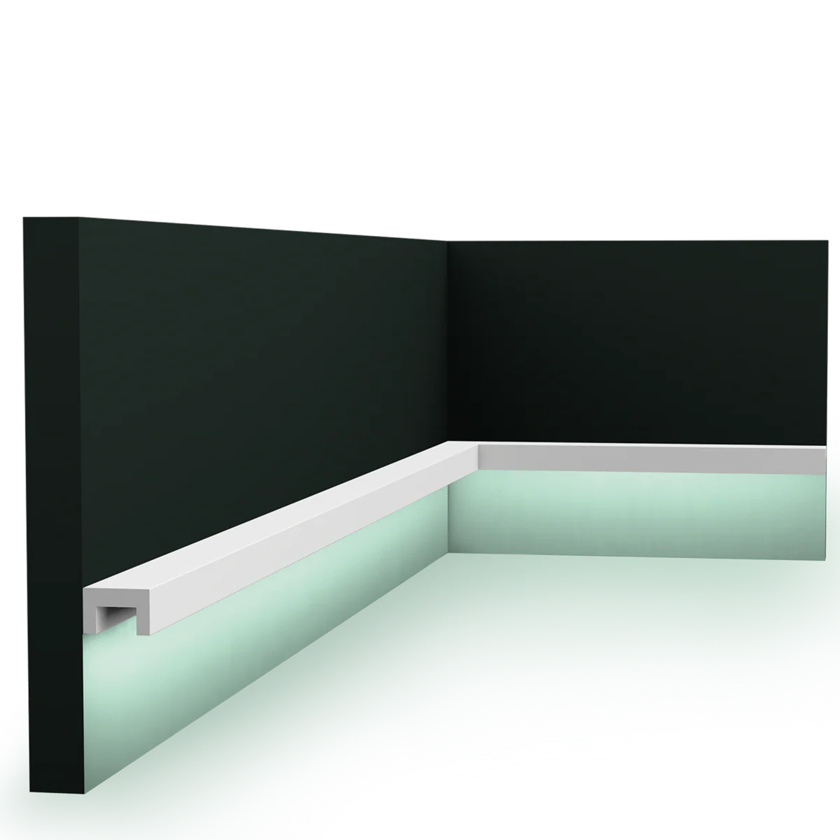 CX190 Corniche plafond pour éclairage indirect Orac Decor - 2x3x200cm (h x p x L) - moulure décorative polymère - Image 5